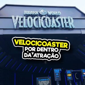 pov velocicoaster jurassic park world islands of adventure atrações montanha russa roller coaster tickets parques como é