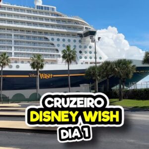 cruzeiro disney wish navio porto canaveral embarque