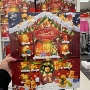 lindt calendário super target supermercados mercados preços quanto custa chocolate natal presente