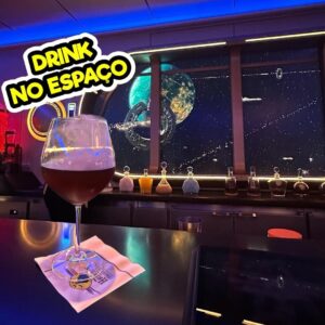 cruzeiro disney wish navio star wars starwars drink bar barzinho galaxia space cruise porto embarque dia 2